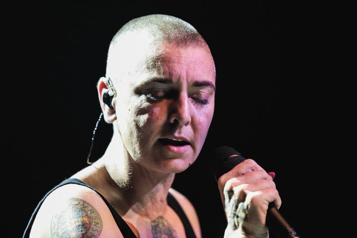 Sinéad O'Connor performs in London in 2014.