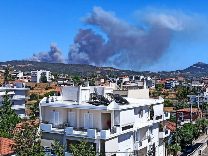 Πυρκαγιά στην Εύβοια.