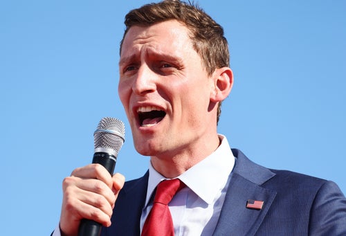 Arizona GOP congressional candidate Blake Masters said it's "really sad" that "progressivism" is leading to women choosing to have adorable pets instead of getting married and having kids, even if they don't want to do that.