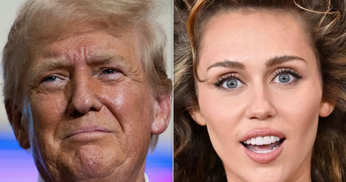 Trump Prods Billy Ray Cyrus About ‘Liberal’ Daughter Miley Cyrus