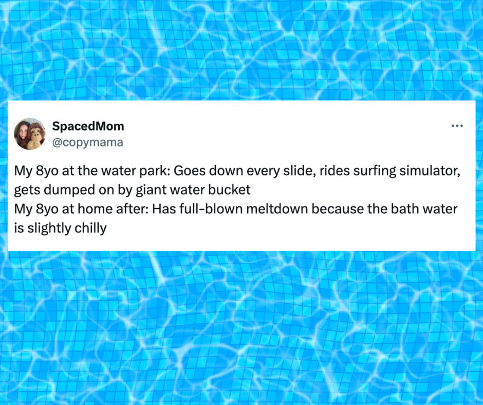 25 Tweets About Braving A Water Park With Kids