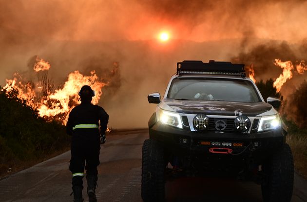 Μεγάλη κινητοποίηση στην Εύβοια (30 Ιουλίου 2024)