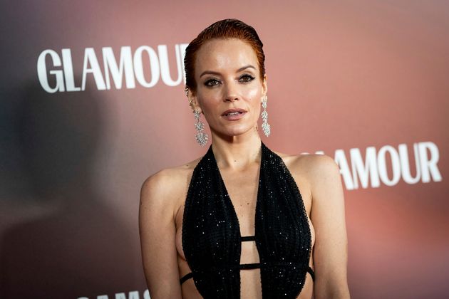 Lily Allen poses for photographers upon arrival at the Glamour Women of the Year Awards 2023 on Tuesday, Oct. 17, 2023 in London. (Scott Garfitt/Invision/AP)