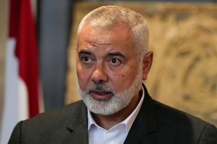 Ismail Haniyeh, leader of the Palestinian militant group Hamas