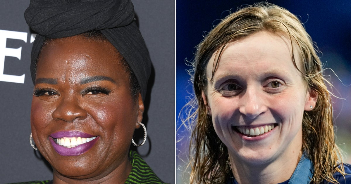 NextImg:Leslie Jones Asks Katie Ledecky A Gross Question About Olympic Swimming