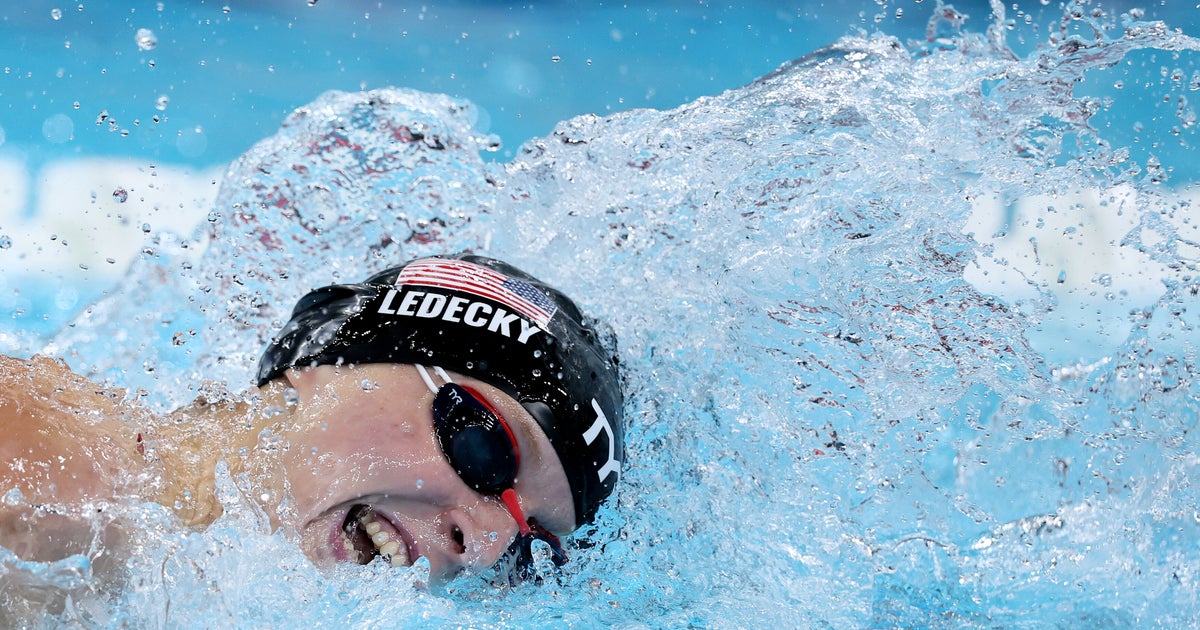 NextImg:Katie Ledecky Accomplishes The Nearly Inevitable At Paris Olympics