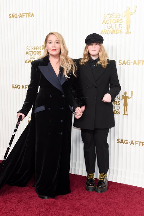 Applegate and her daughter Sadie Grace at the 29th Annual Screen Actors Guild Awards last year.