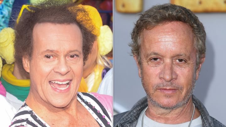 Prior to his death in July, Richard Simmons (left) shared several social media posts denouncing Pauly Shore's plans to play him in a movie. 