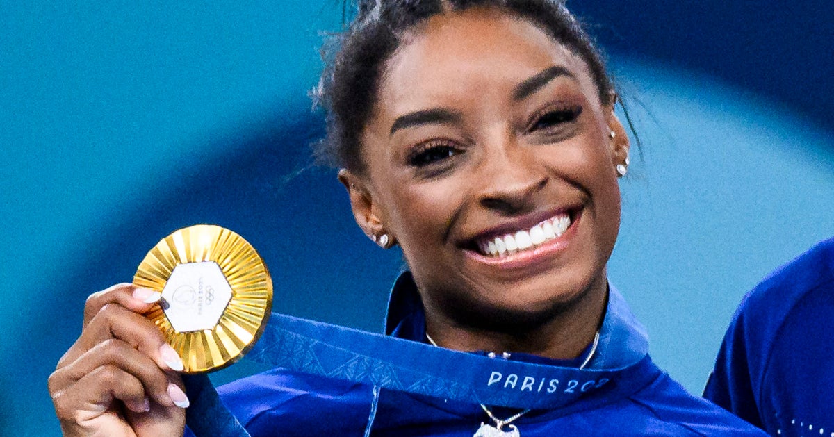 NextImg:Simone Biles Trolls Her ‘Haters’ With An Iconic Necklace After Her 6th Gold Medal Win