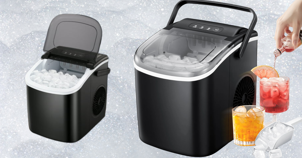 Take 50% Off This Bestselling Portable Ice Maker At Walmart