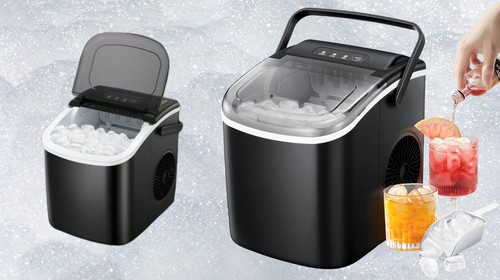 This portable countertop ice maker is half off right now at Walmart.