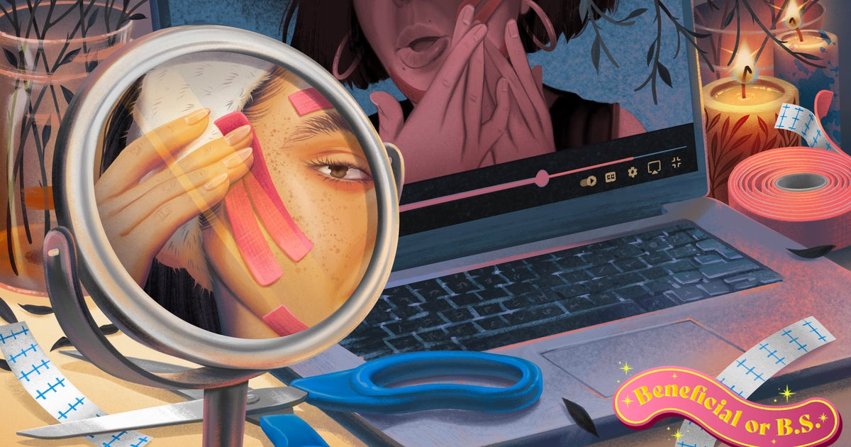 NextImg:People Are Using Forehead And Jaw Tape To Reduce Wrinkles. Is It Legit?
