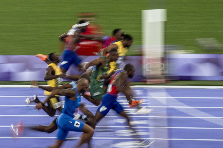 Noah Lyles' margin of victory was just five-thousandths of a second.