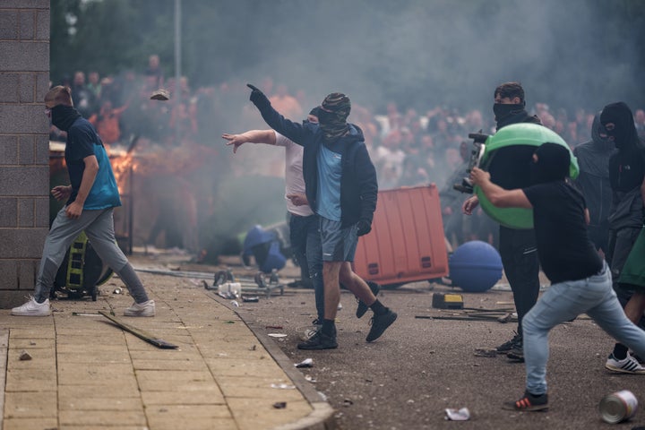 Στιγμιότυπο από τα επεισόδια