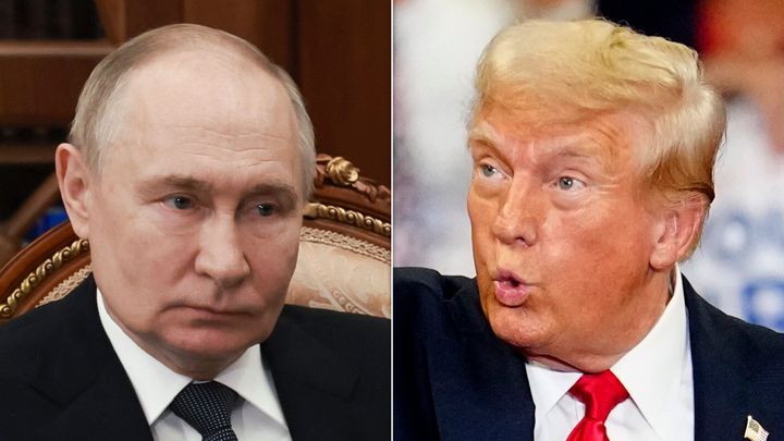 Vladimir Putin and Donald Trump