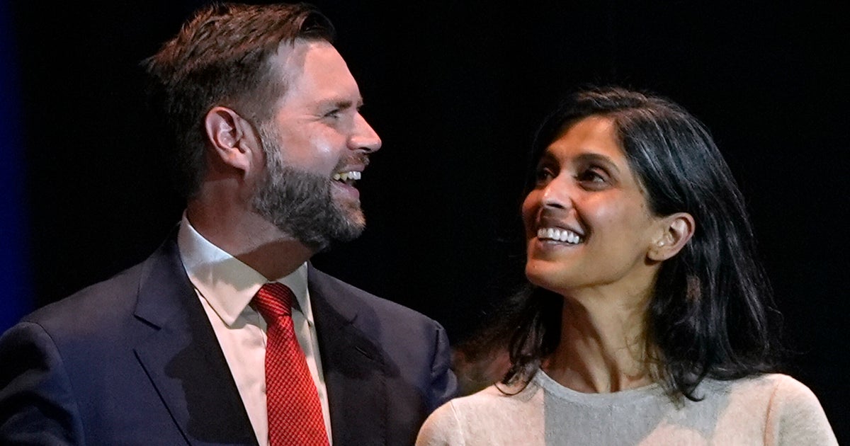 NextImg:Usha Vance Puts A Wild Spin On Husband’s ‘Childless Cat Ladies’ Comment