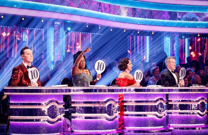 The Strictly Come Dancing judging panel