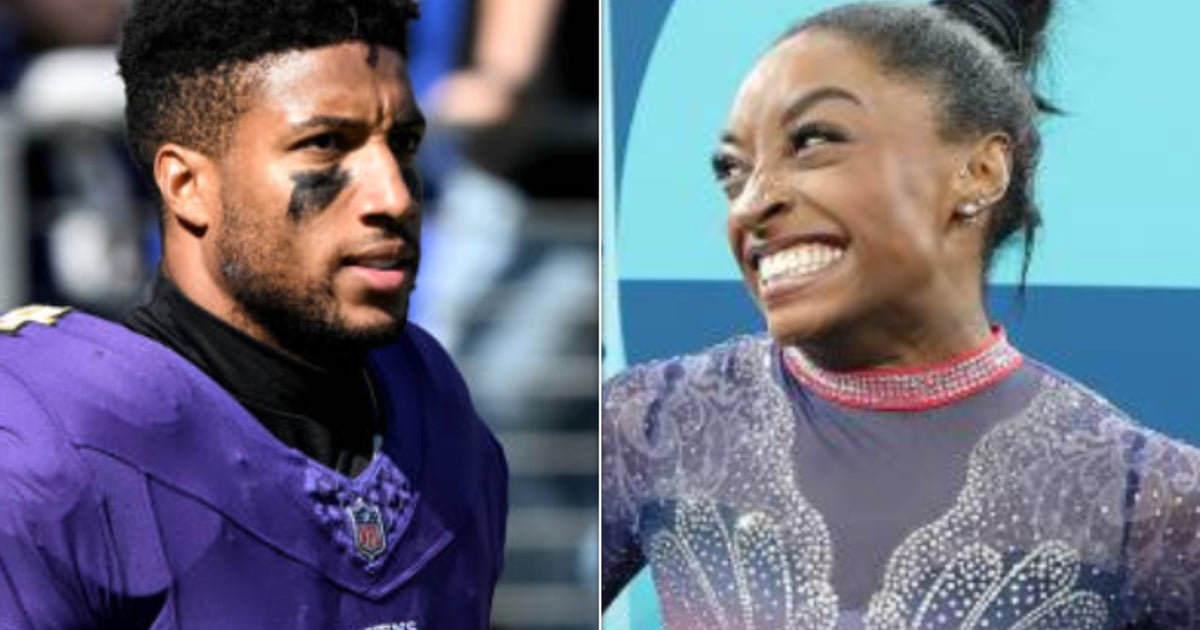 NextImg:Simone Biles Explains Gesture After Bizarre Criticism By NFL Star