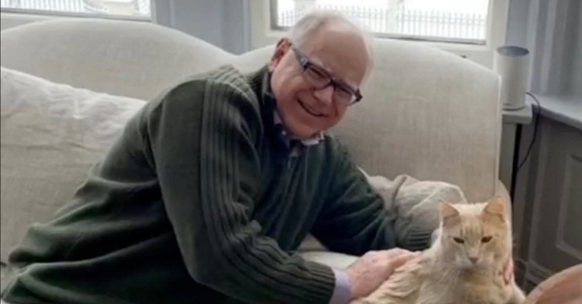 NextImg:Kamala Harris Enlists Tim Walz's Cat To Troll JD Vance On Social Media