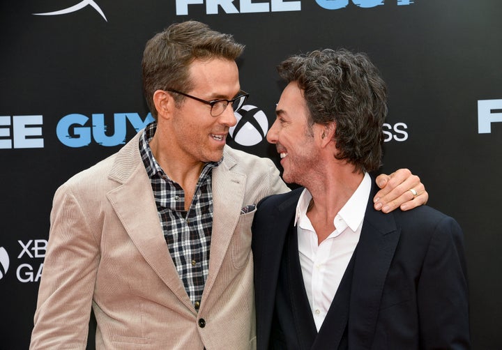 Ryan Reynolds and director Shawn Levy in 2021