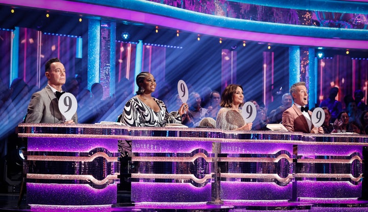 The Strictly Come Dancing judging panel