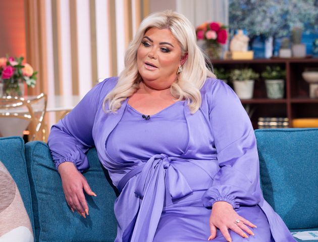 Gemma Collins pictured on the set of This Morning in June