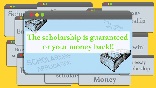 Scholarships scams prey on families' anxieties with paying for exorbitantly expensive colleges.