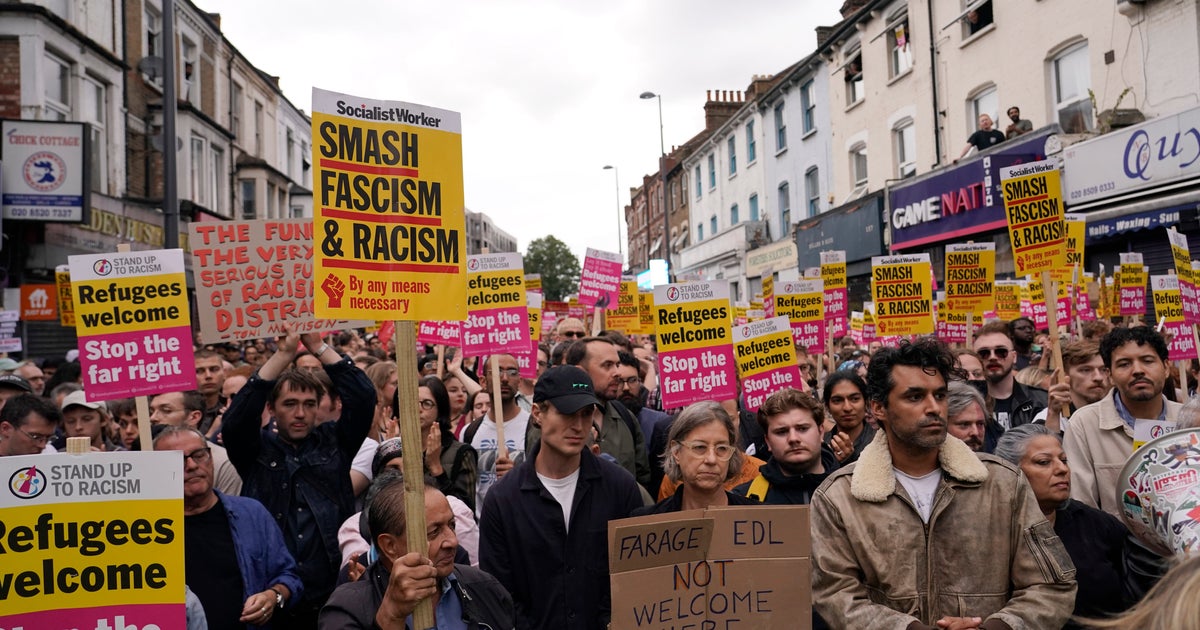Anti-Racism Rallies Take Place Across UK In Defiance Of Far-Right Rioters