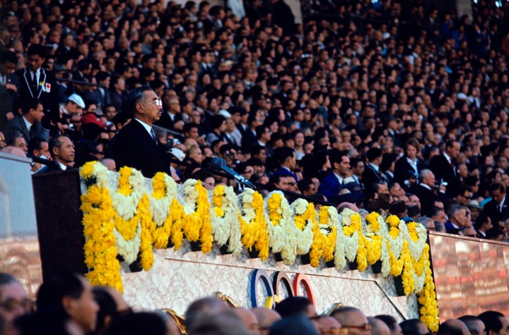 1964年の東京オリンピックでは昭和天皇が開会宣言を行なった