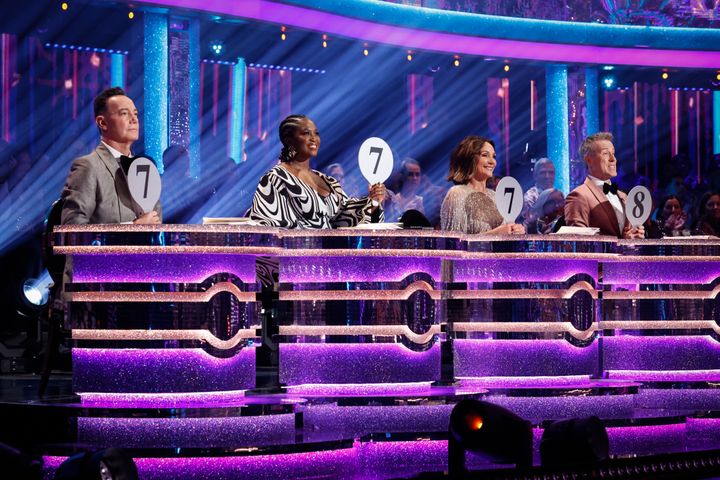 The Strictly Come Dancing judging panel