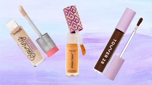 The Benefit Boi-ing cakeless concealer, Tarte Shape Tape and Tower 28 Swipe serum concealer.