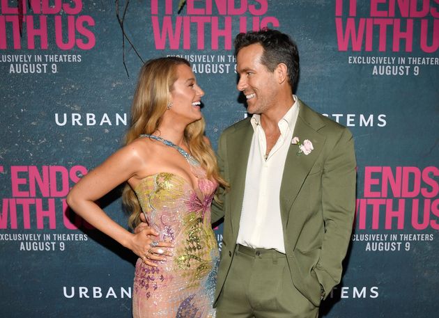 Blake Lively and Ryan Reynolds at the It Ends With Us premiere