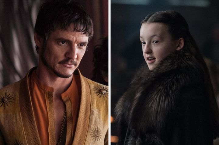 Pedro Pascal and Bella Ramsey in their respective Game Of Thrones roles