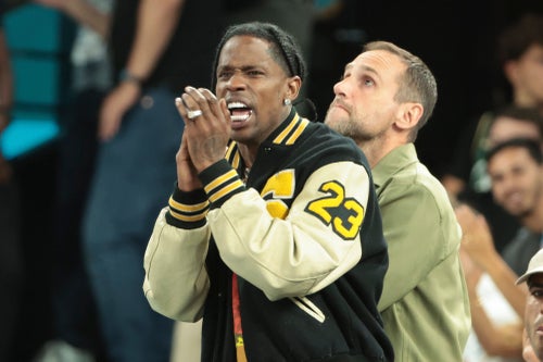 Travis Scott, who cheered on the U.S. men's basketball team in their victory over Serbia in a semifinal at the Paris Olympics, has been arrested.