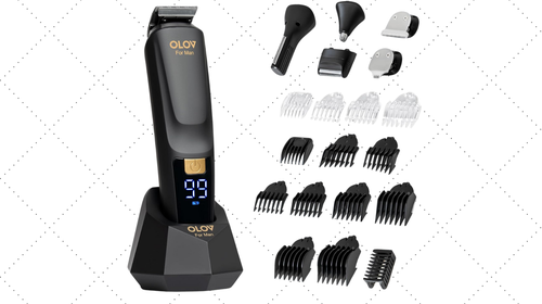 This electric trimmer is packed with so many attachments, and it's on sale for under $30 at Amazon.