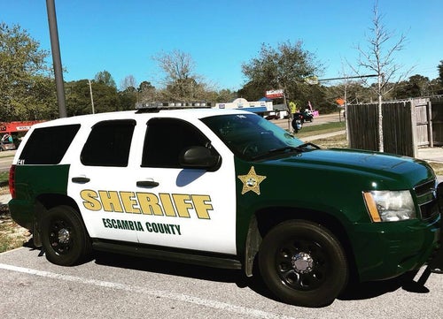 The Escambia County Sheriff's Office reported that the deputy was terminated after his arrest.