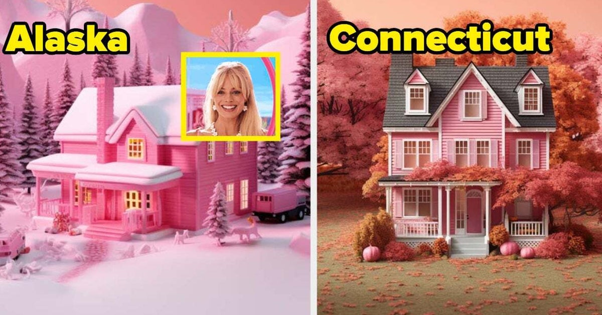 NextImg:We Asked AI What Barbie’s Dreamhouse Would Look Like In All 50 US States