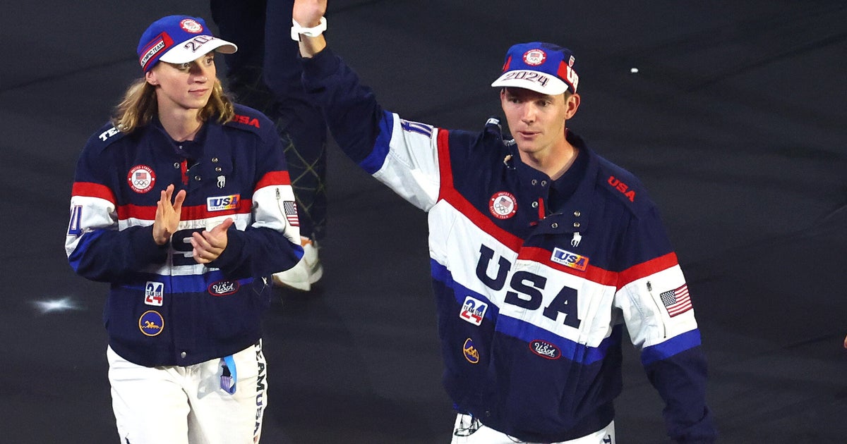 NextImg:U.S. Closing Ceremony Outfits Get Run Over By Critics: 'Channeling NASCAR'