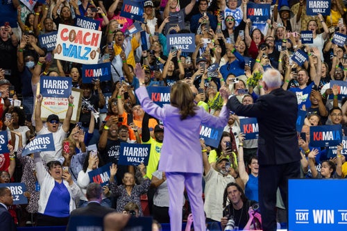 Vice President Kamala Harris and Governor Tim Walz Campaign Rally in Las Vegas on Saturday, Aug. 10, 2024 in Las Vegas, NV.