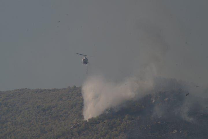 Πυρκαγιά στη Βορειοανατολική Αττική. Δευτέρα 12 Αυγούστου 2024