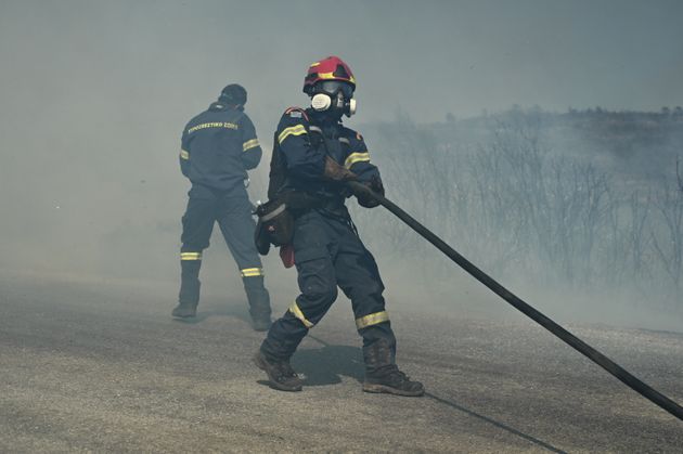 Πυρκαγιά στη Βορειοανατολική Αττική. Δευτέρα 12 Αυγούστου 2024