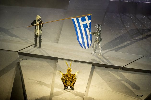 Αύγουστος 2024 - Στιγμιότυπο από την τελετή λήξης των Ολυμπιακών Αγώνων στο Παρίσι