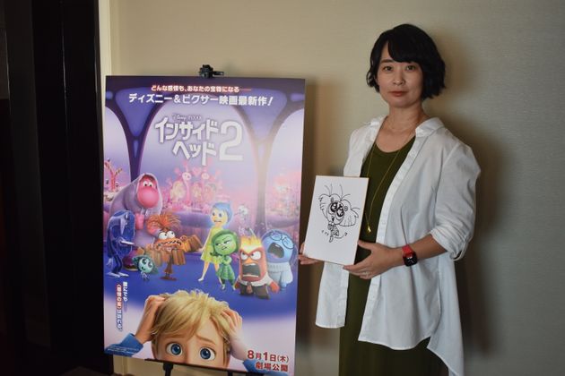 『インサイド・ヘッド２』でデザインチームのトップとなる「キャラクター・アート・ディレクター」を務めた村山佳子さん