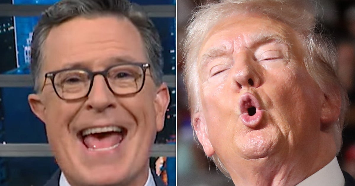 NextImg:Stephen Colbert Takes Trump's Reported Sexist Slur And Fires It Right Back At Him
