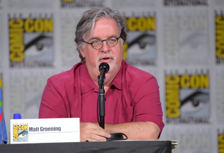 Matt Groening at Comic-Con in 2018