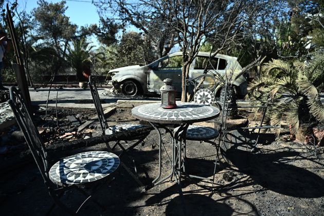 Πυρκαγιά στη Βορειοανατολική Αττική. Επόμενη ημέρα. Βαρνάβας. Τρίτη 13 Αυγούστου 2024