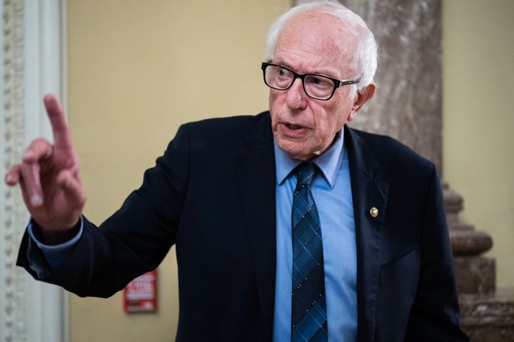 UNITED STATES - JULY 31: Sen. Bernie Sanders, I-Vt., is seen during senate votes in the U.S. Capitol on Wednesday, July 31, 2024.