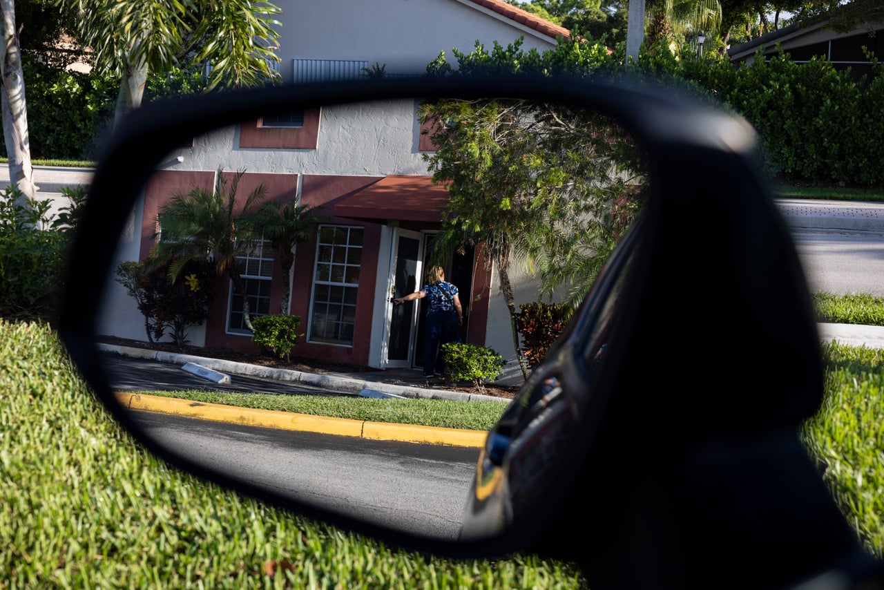 A staff member of the Benjamin Surgical Services International (BSSI), an abortion clinic, is seen arriving to work on Aug. 13.