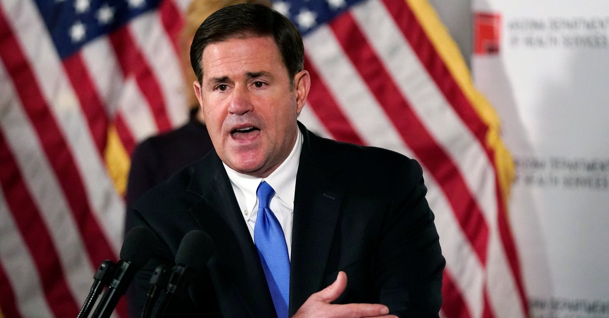 NextImg:Doug Ducey, Former MAGA Critic, Endorses Donald Trump, Kari Lake