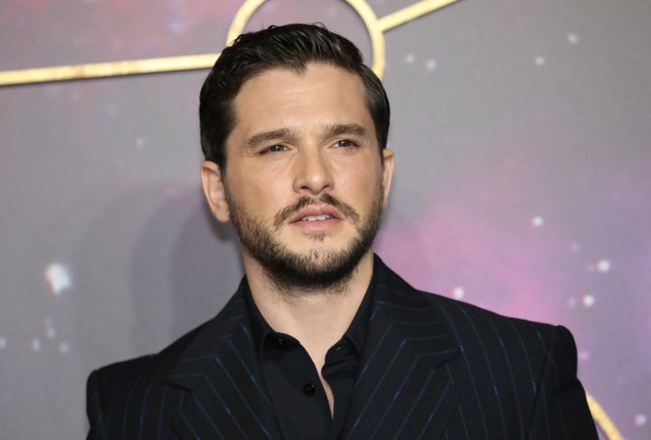 Kit Harington at the premiere of Eternals in 2021